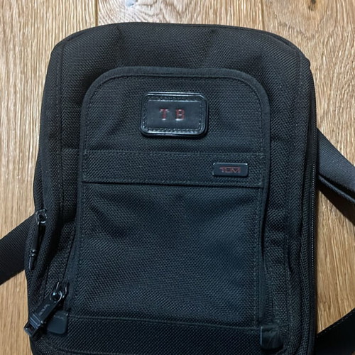 Tumi messenger bag for iPad like new, black and gray
