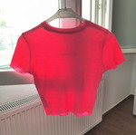 Pink crop top size S