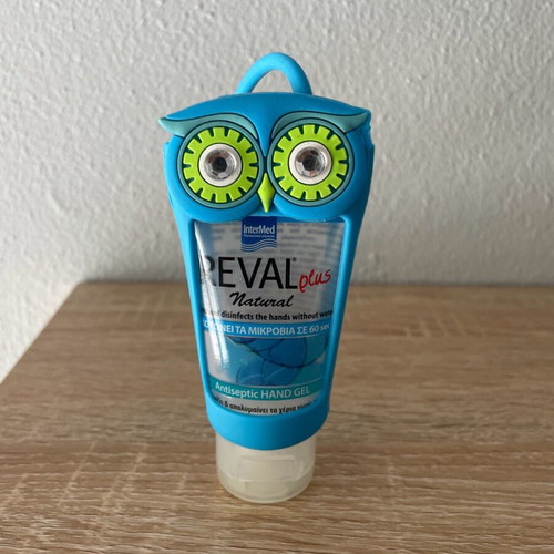 Owl hand sanitizer holder like new