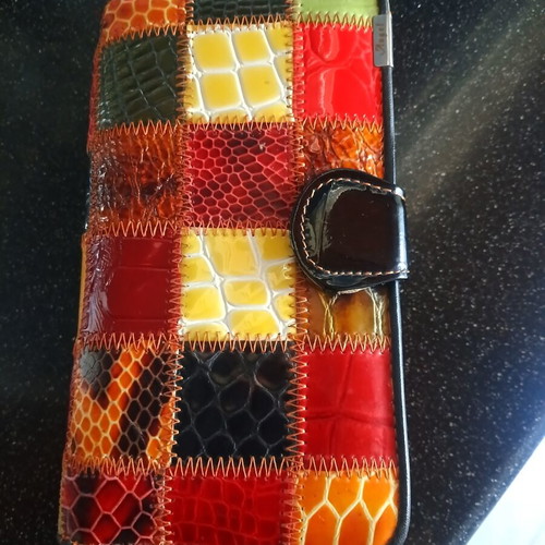 Leather large wallet