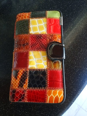 Leather large wallet