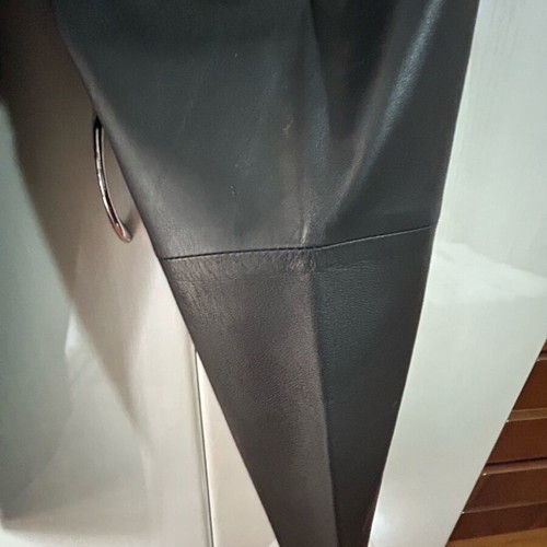 Leather pants like new, size large, black