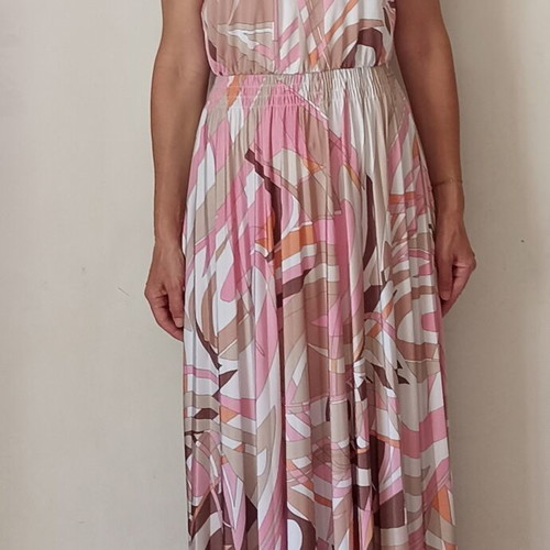 Hallhuber maxi dress like new, paisley print, size S