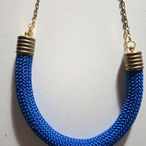 Egyptian Necklace like new, blue and gold