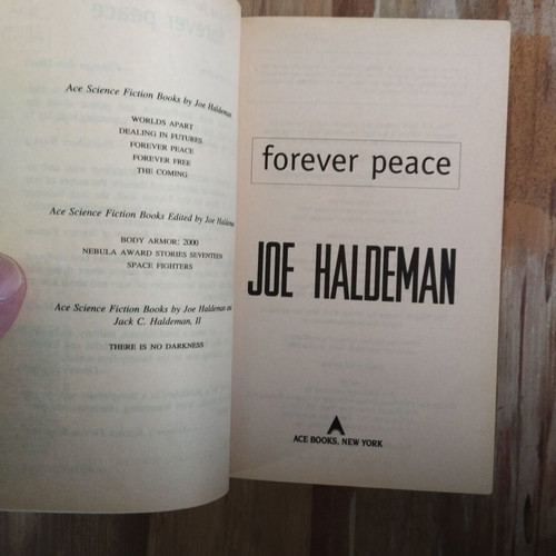 Forever Peace by Joe Haldeman used hardcover book
