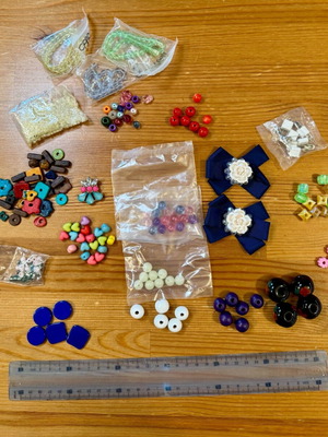 Various beads for crafts and jewelry like new