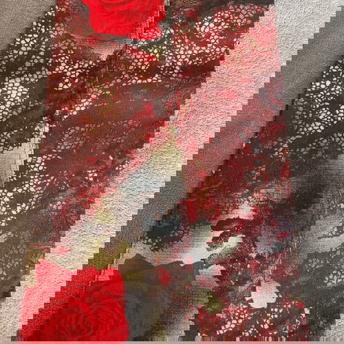 Τζην γυναικείο Lolitta εμπριμέ καμπάνα, καινούργιο, μέση 74 cm