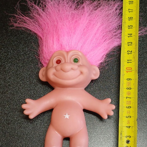 Trolls doll set, pack of 4 vintage figures