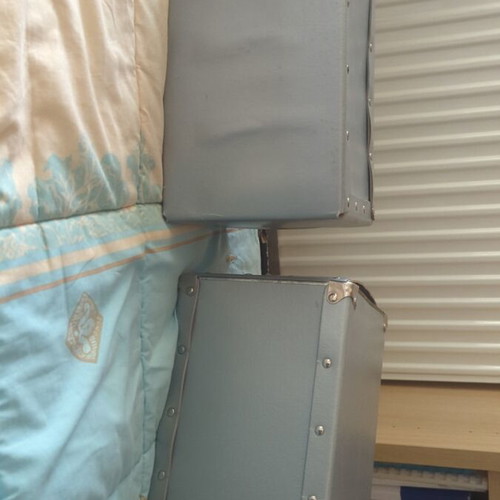 Storage boxes used, set of 2 pieces