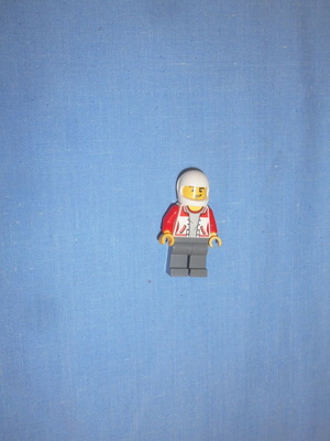 Lego figure #30 Race Car Driver used from set 60148