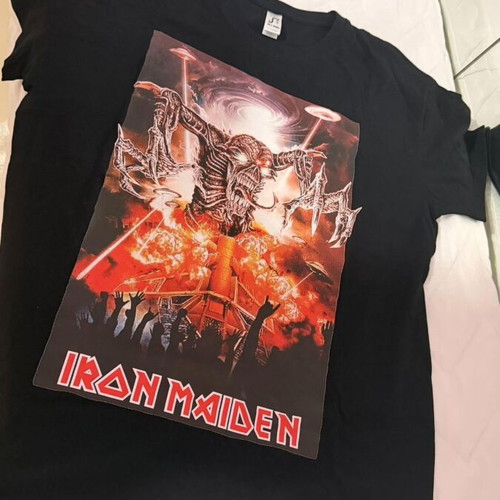 T-shirt Iron Maiden new, size L, black