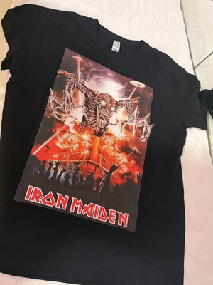 T-shirt Iron Maiden new, size L, black