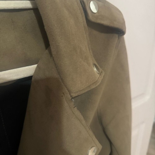 Zara brown suede jacket like new, size XS