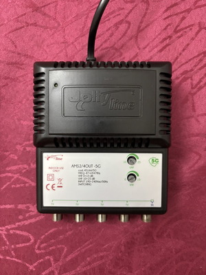 Signal Booster for Terrestrial and Satellite TV new with 5G filter