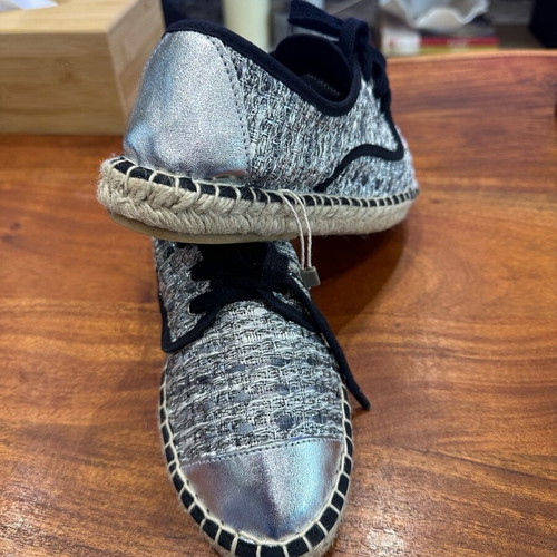 Cuple espadrilles new blue-silver size 37