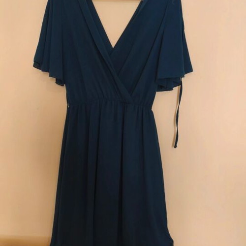 Lynne Midi Cocktail Dress New, Deep Petrol Blue Green