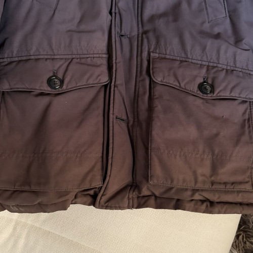 Tommy Hilfiger men's parka down jacket brown like new