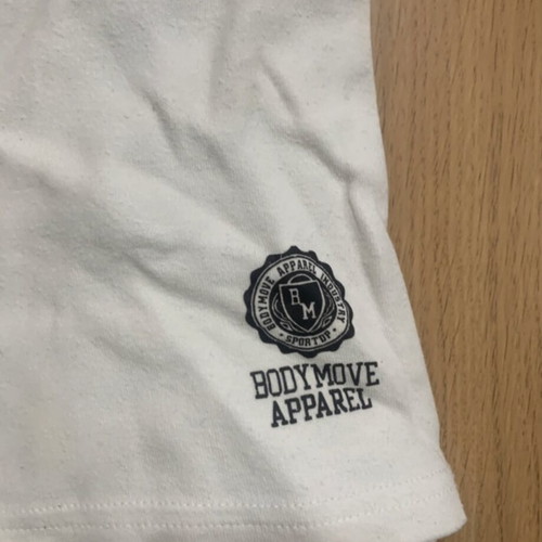 Bodymove men's shorts like new, cotton, white, XL