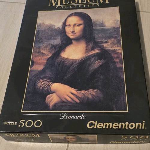 Puzzle 500 pieces like new with Mona Lisa