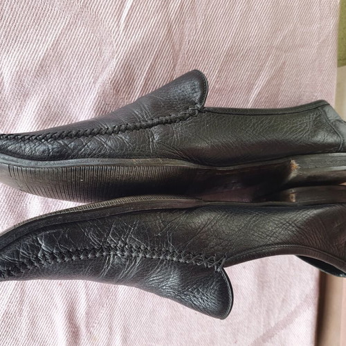 Bottega Veneta men's shoes used, black, size 42