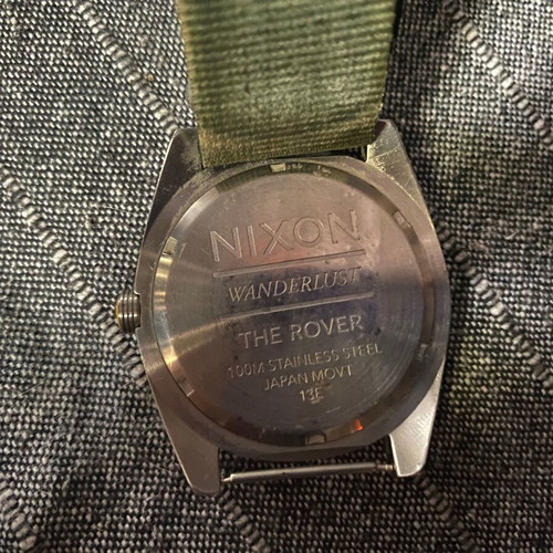 Nixon Rover II A355-1089 Wanderlust Green wristwatch used, full set