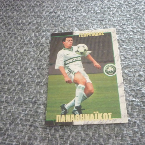 Collectible football card Giorgos H. Georgiadis Panathinaikos 1998 used #14