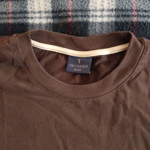 Trussardi Jeans long-sleeve shirt XL like new, brown