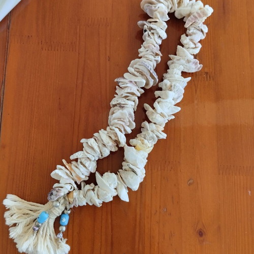 Worry beads made of natural shells handmade