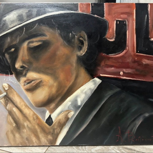 Painting by Vasilopoulos like new, authentic artwork