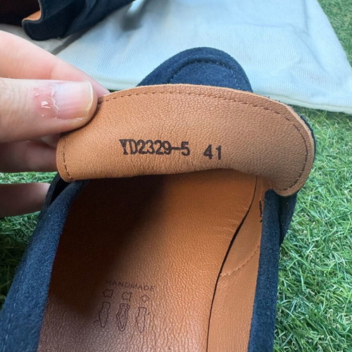 Roberto Lucci Milano Italian suede moccasins like new, size 41