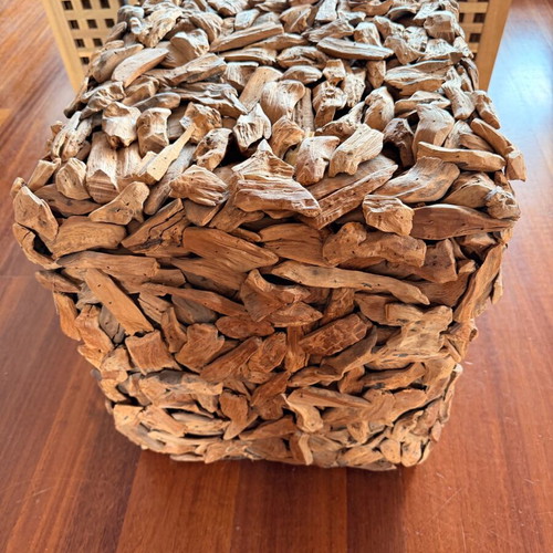 Decorative handmade stool with teak wood new