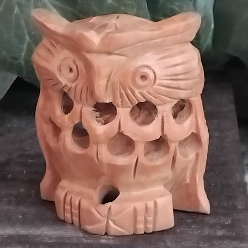 Decorative owl collection, pack of 6, like new, marble and ceramics