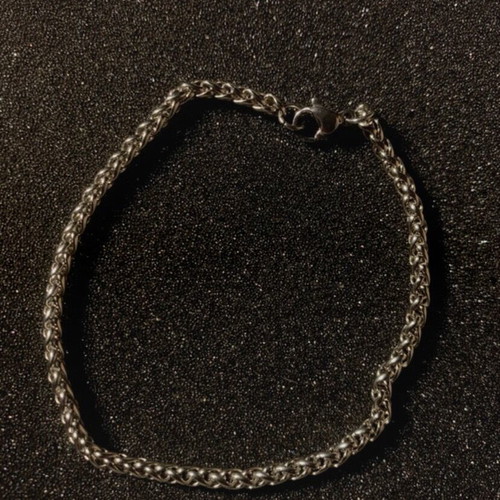 Silver bracelet 925° platinum plated new, length 20cm