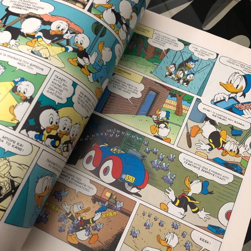 Donald Special Greek comic used, 100 hilarious pages