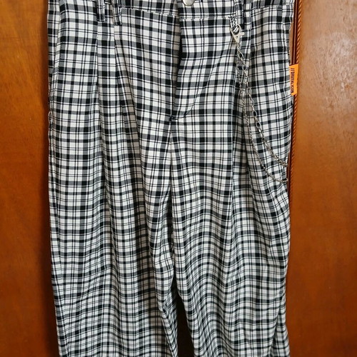 Bershka pants new, size S, black and white