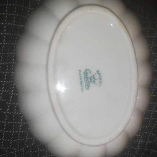 Bavaria porcelain plate 10x13cm, made in Germany