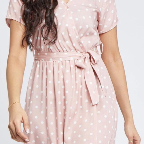 Wrap dresses set of 2, pink and blue, one size