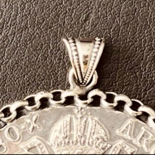 Maria Theresa Thaler 1780 silver vintage pendant used