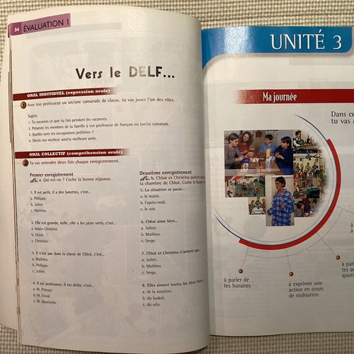 Extra 1 méthode de français new French learning book