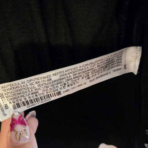 Zara black cardigan with transparent balloon sleeves like new, Small