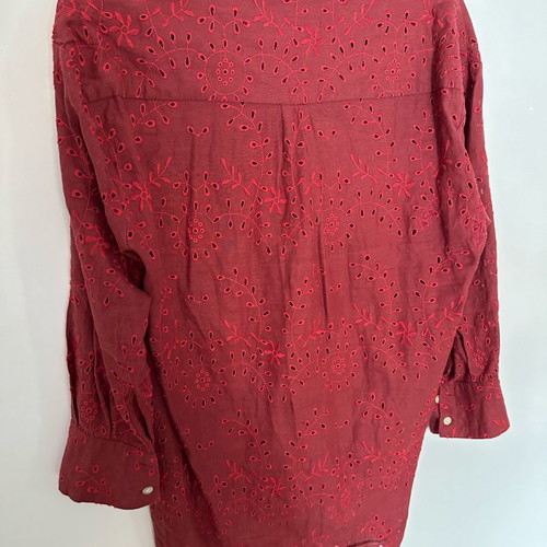 Zara shirt used with embroidery, size XS
