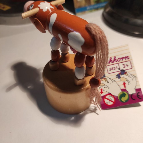 Eichhorn wooden cow figure like new