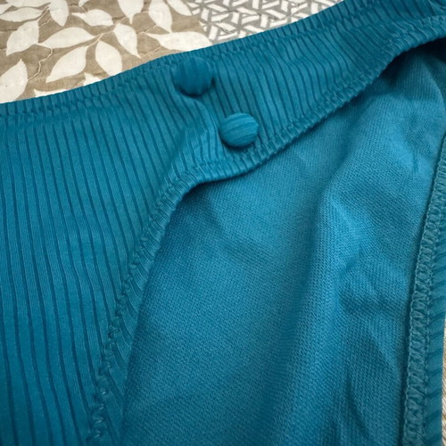 Bikini set like new, 2 pieces, black and blue, Kiabi