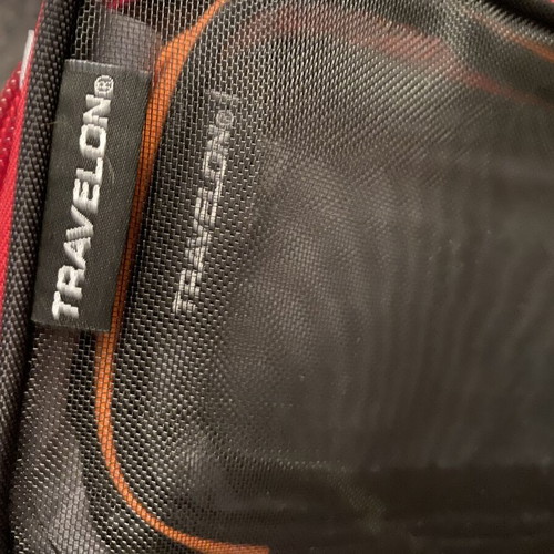 Travelon set of 3 travel toiletries mesh bags like new, black