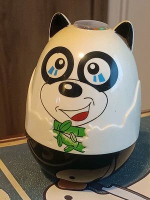 Panda vintage rattle used