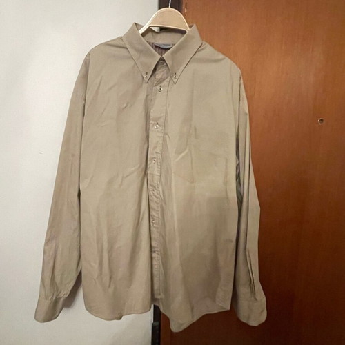 Angelo Muroni beige men's shirt XXL new 100% cotton