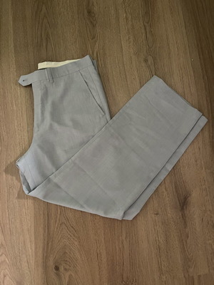 Office pants like new, soft light blue fabric