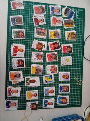 Panini 2014 World Cup stickers, over 250 pieces