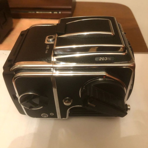 Hasselblad 203 FE new with two unused backs