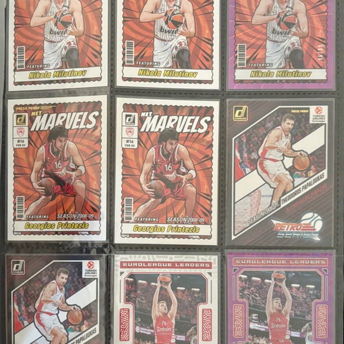 2023-24 Panini Donruss Euroleague Team Rainbow 134 Cards like new